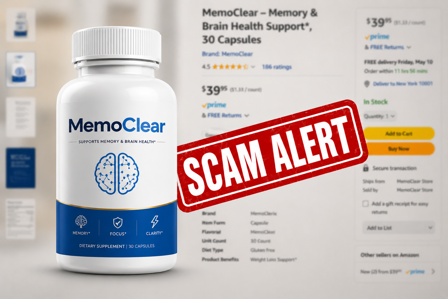 MemoClear scam alert